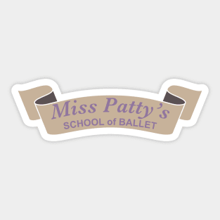 Miss Patty's School of Ballet Sticker